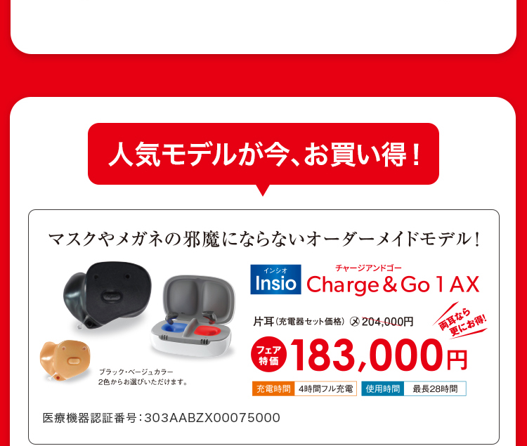 [人気モデルが今、お買い得！] Insio Charge&Go 1 AX